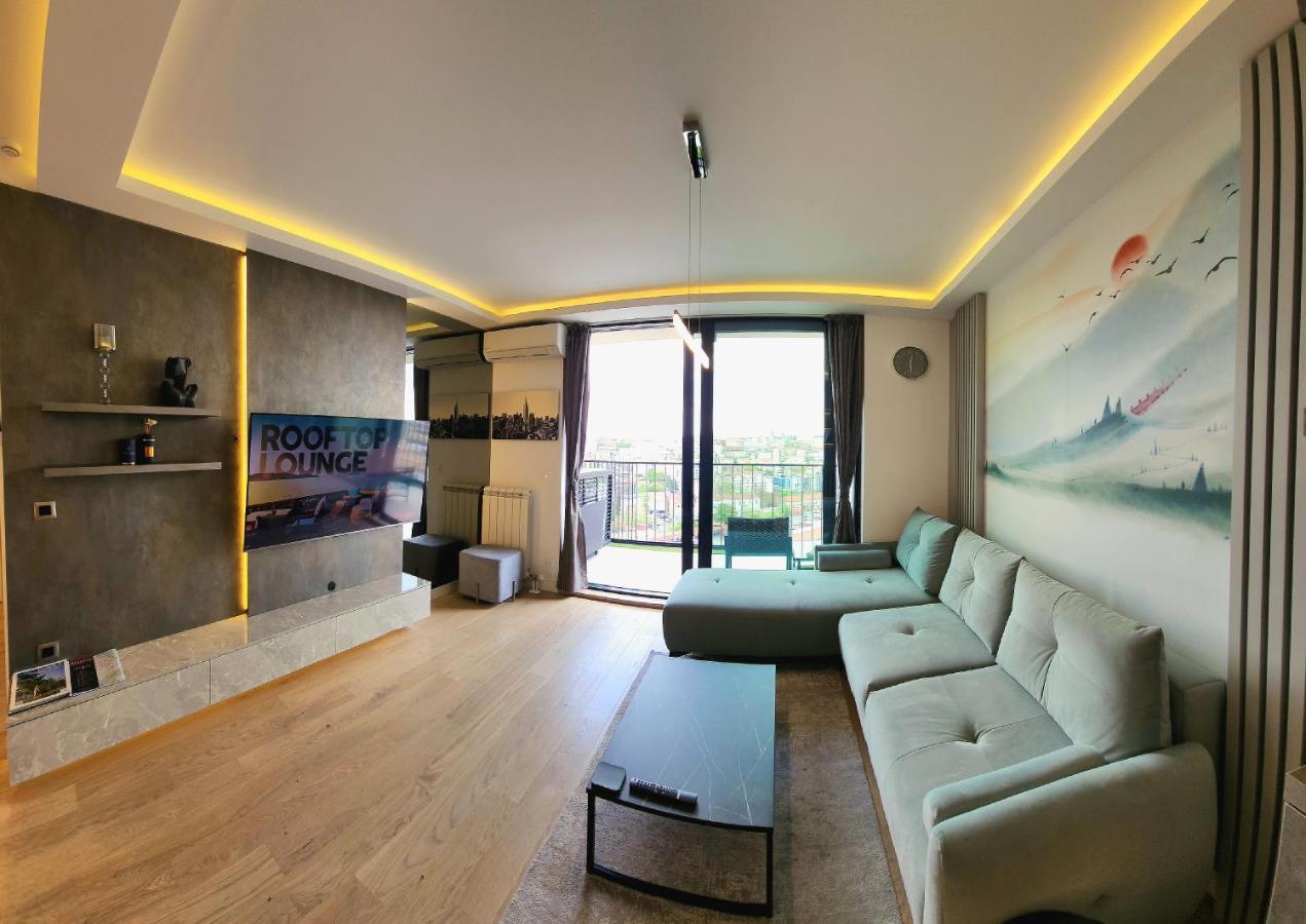 Belgrade Waterfront 16Th Fl Lux Apt. W/ City View 외부 사진