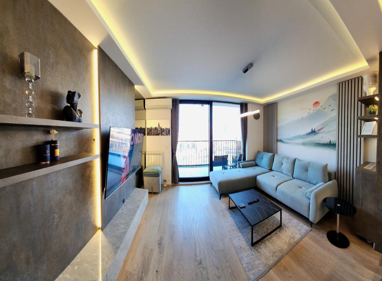 Belgrade Waterfront 16Th Fl Lux Apt. W/ City View 외부 사진