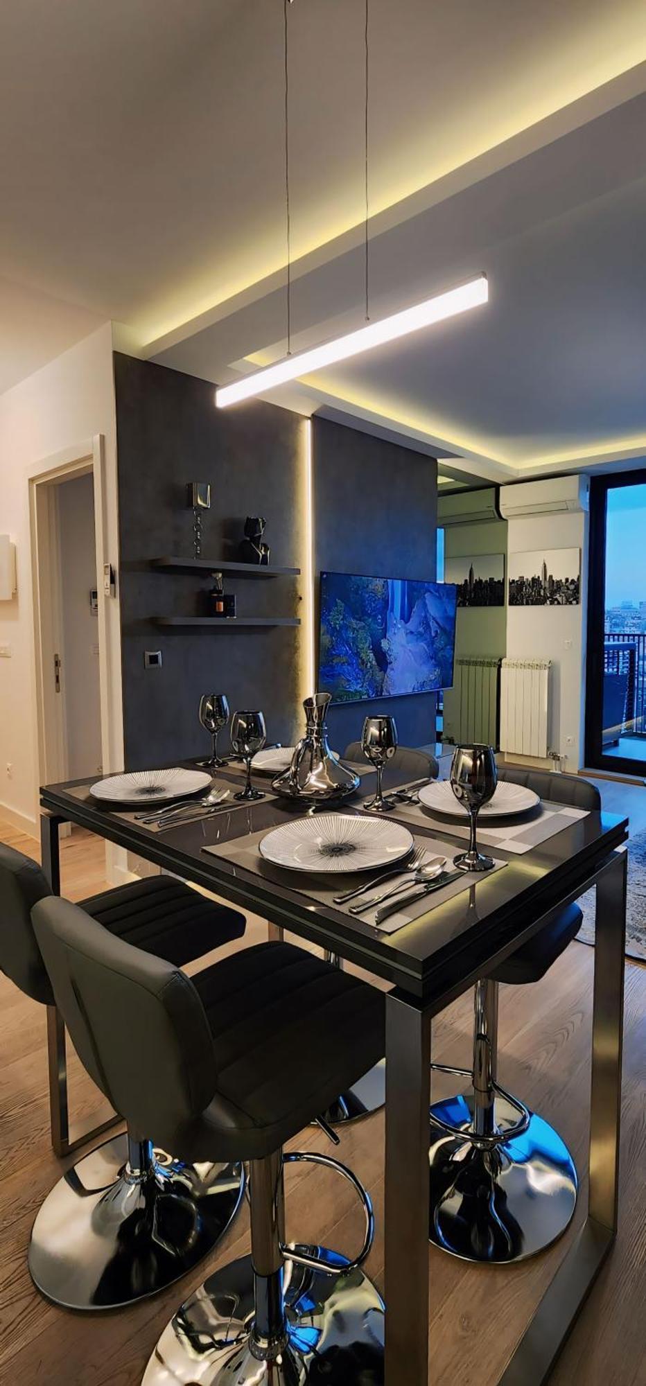 Belgrade Waterfront 16Th Fl Lux Apt. W/ City View 외부 사진