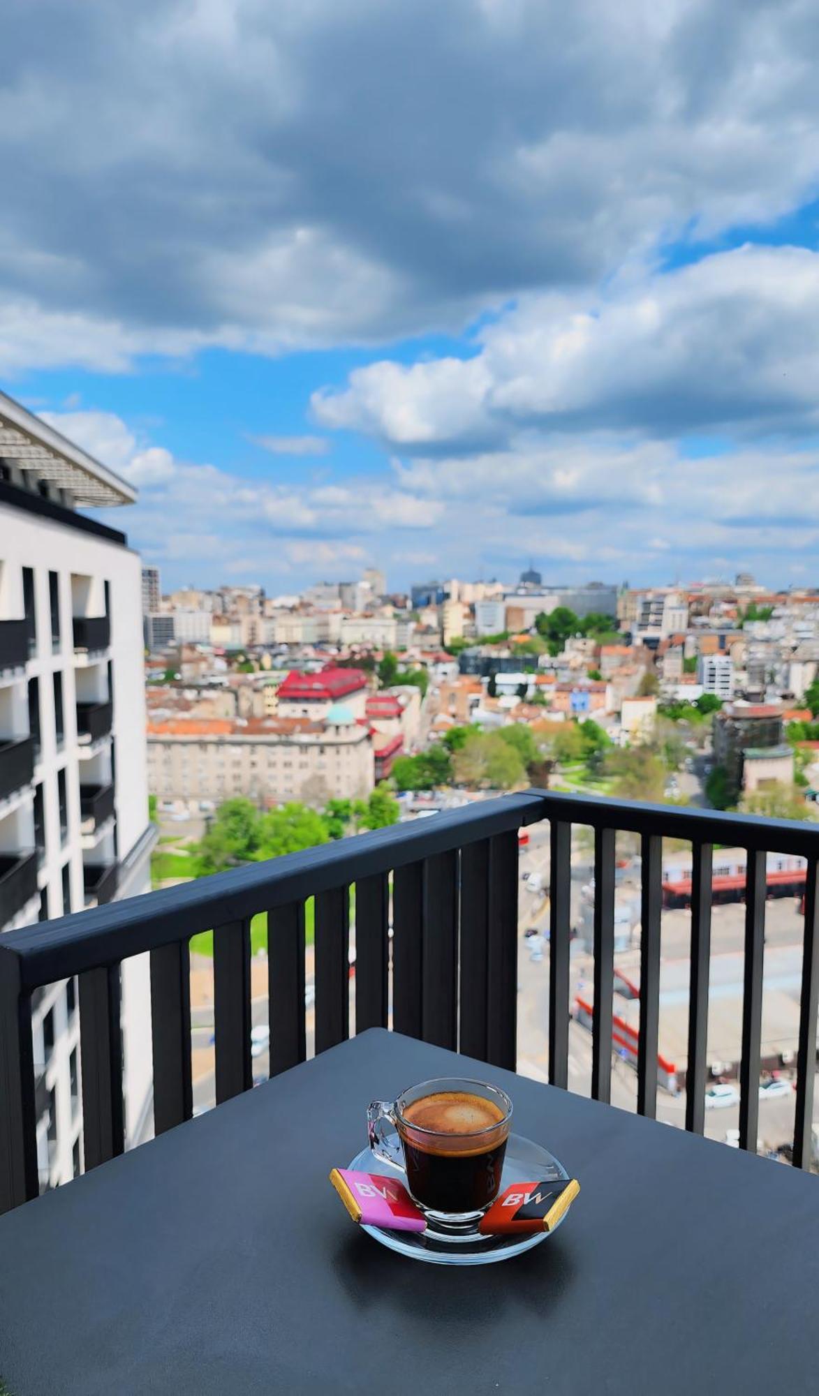 Belgrade Waterfront 16Th Fl Lux Apt. W/ City View 외부 사진