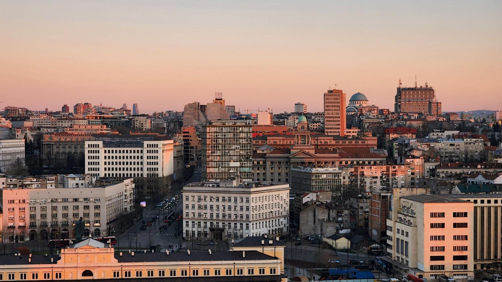 Belgrade Waterfront 16Th Fl Lux Apt. W/ City View 외부 사진