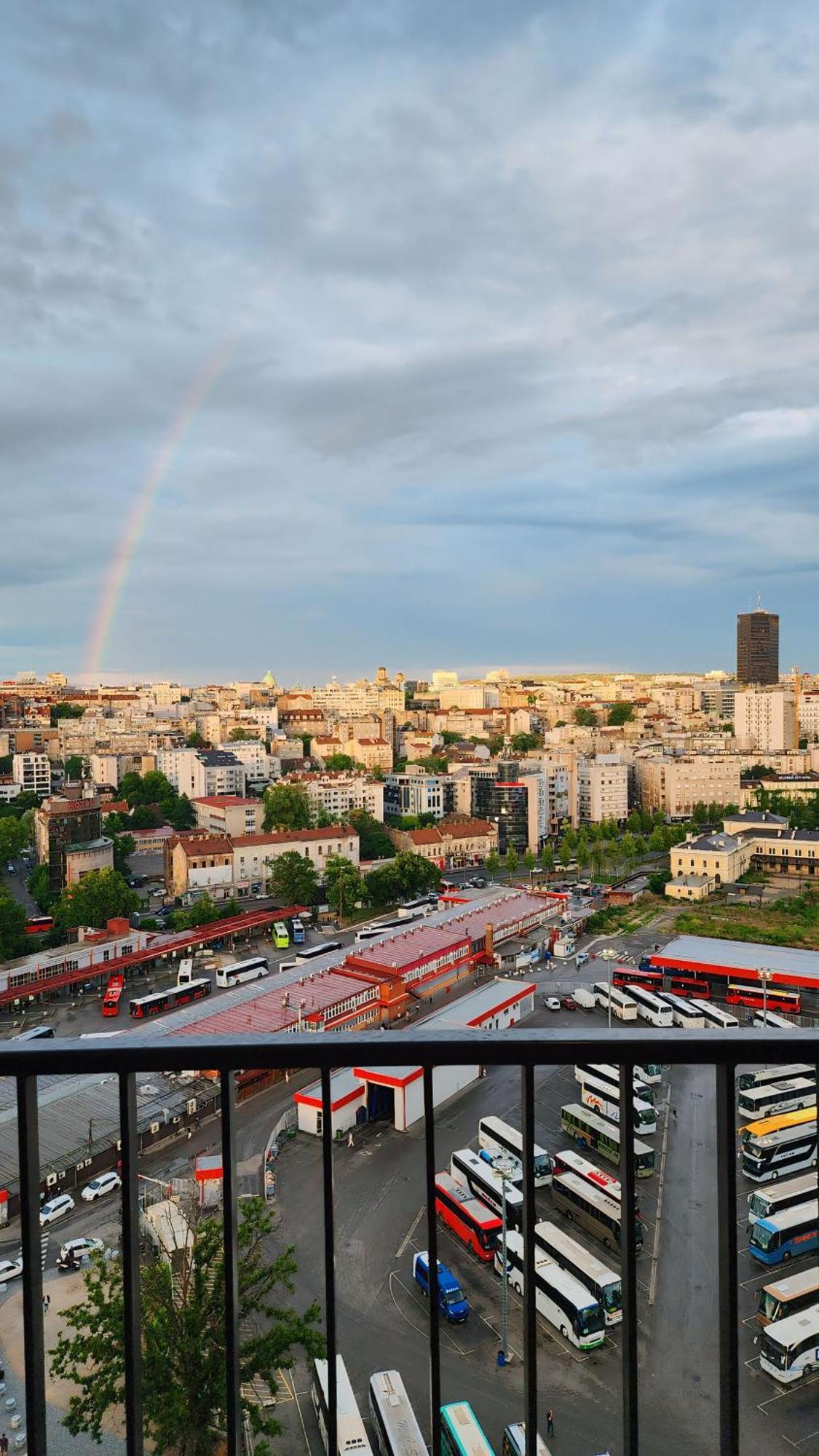Belgrade Waterfront 16Th Fl Lux Apt. W/ City View 외부 사진